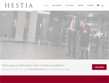 Tablet Screenshot of hestia.se